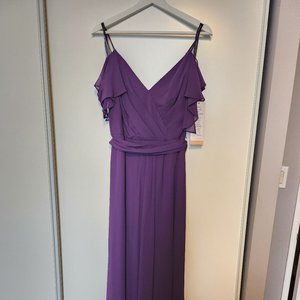 NWT Bridesmaid Dress Bill Levkoff Unworn & Unaltered Flutter sleeve A-line
